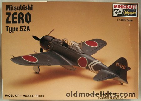 Hasegawa 1/48 Mitsubishi A6M5 Zero Type 52, 1199 plastic model kit